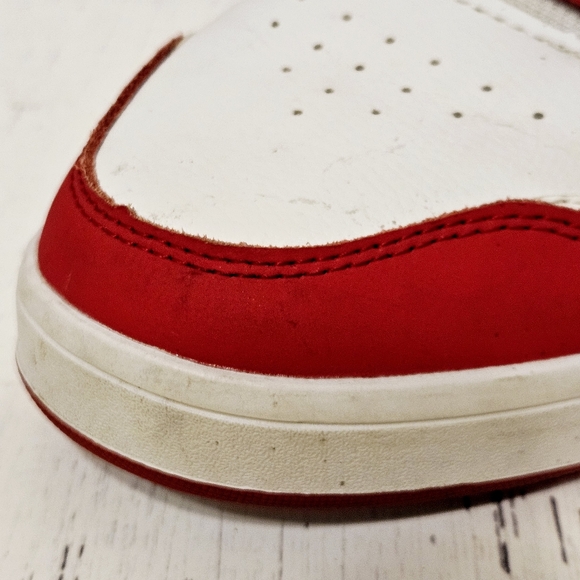 DC Cure Hi-Top Red and White Skate Sneakers ADYS400072 Men's Size 10 - Picture 10 of 11